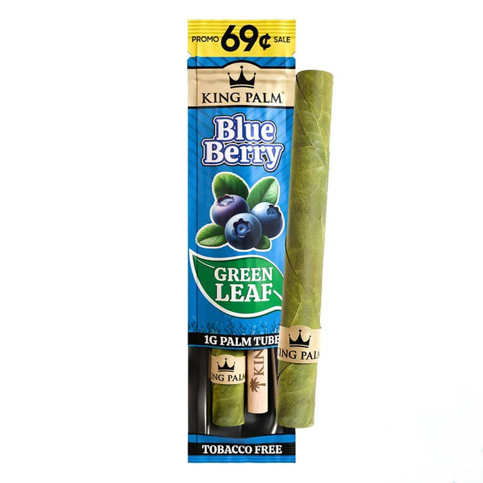 King Palm Blue Berry Green Leaf 1G Tube