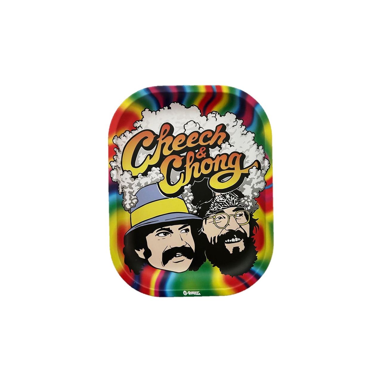 Cheech & Chong" Metal Rolling Tray Headway Gift & Vape Cheech & Chong" Metal Rolling Tray Headway Gift & Vape