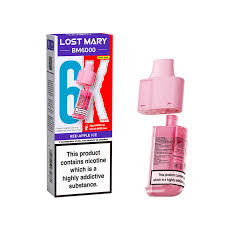 Lost Mary Bm6000 Red Apple Ice Refill