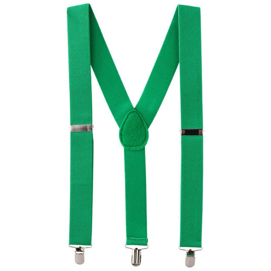 Dark Green Suspender Braces