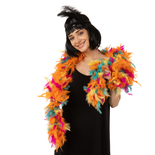 Pastel Multi Luxury Feather Boa