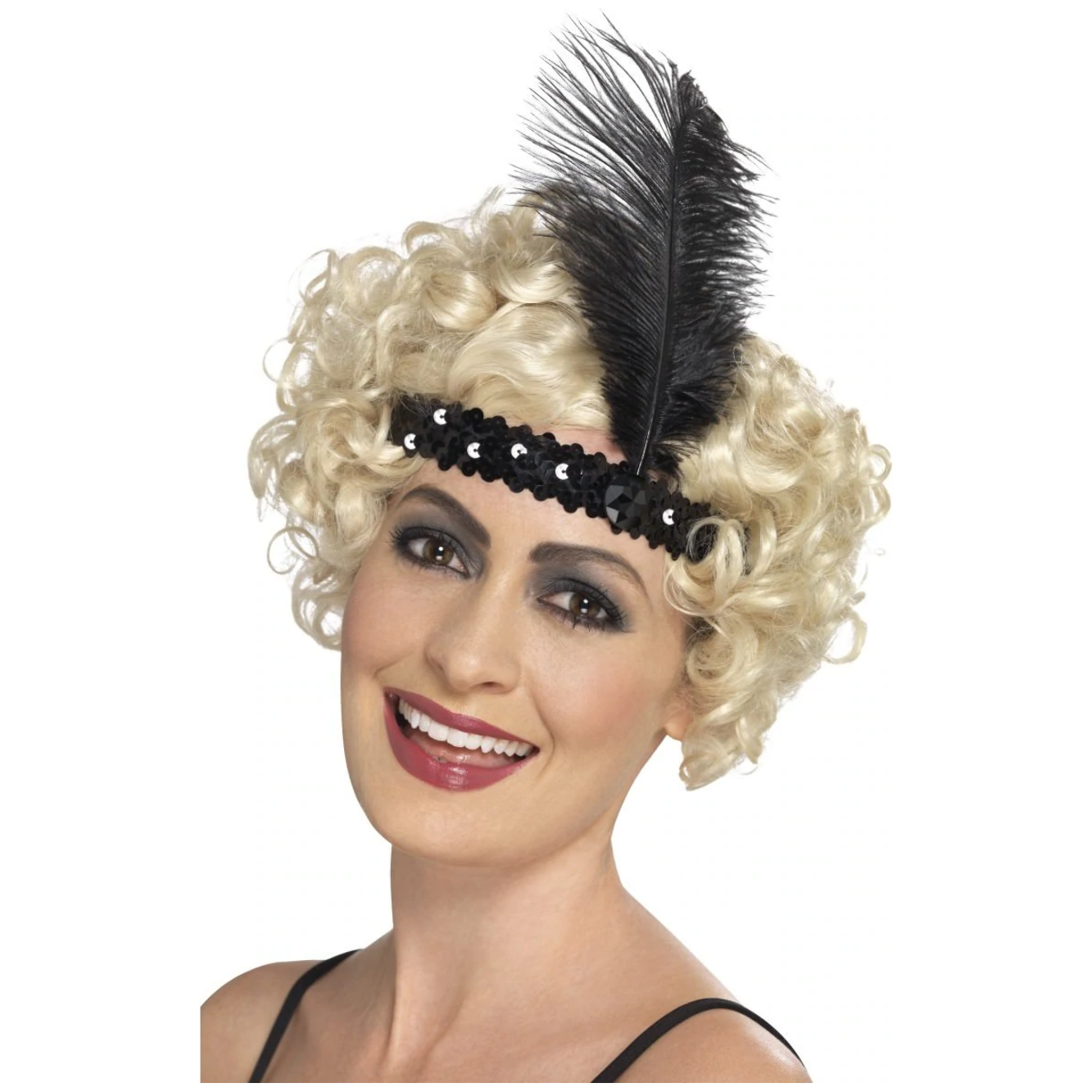 Black Flapper Headband