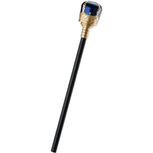 Gold & Blue Royal Sceptre Crown Stick