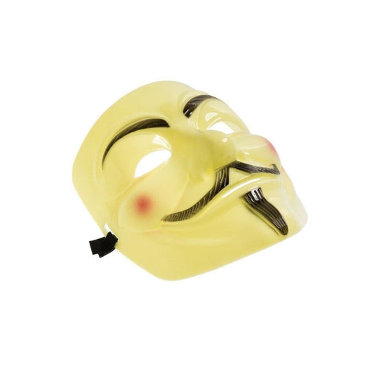 Yellow Anonymous Hacker Mask