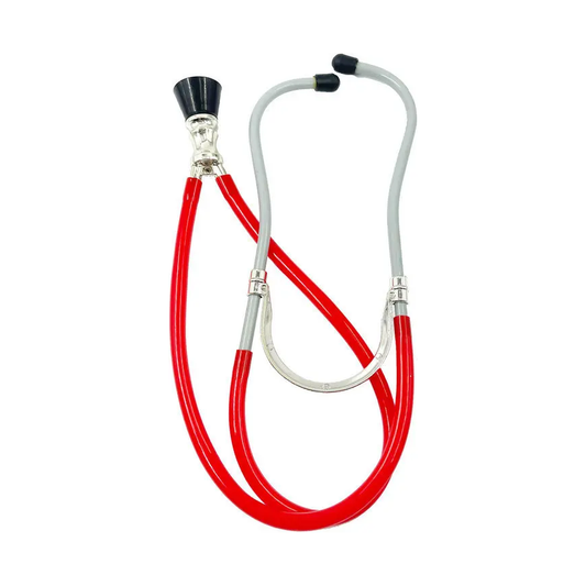 Red & Silver Nurse Stethoscope