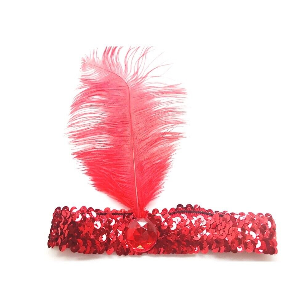 Red Flapper Headband