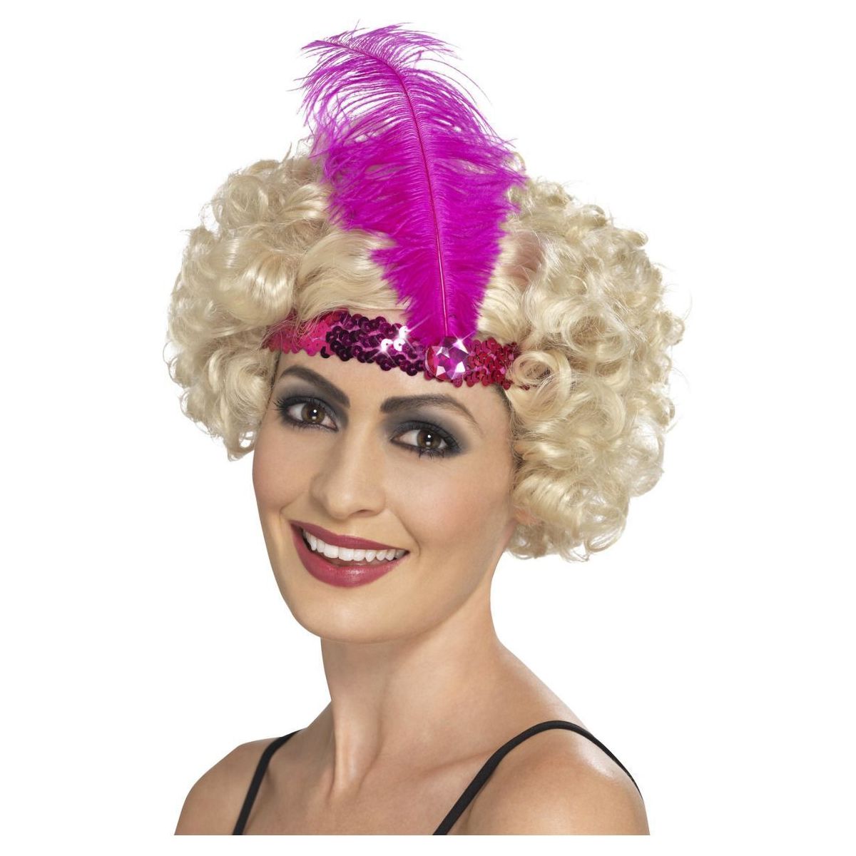 Hot Pink Flapper Headband