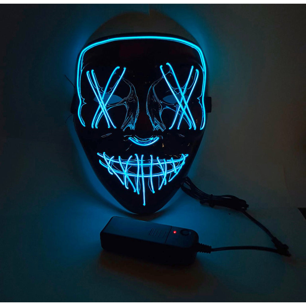 Blue LED Purge Stitches Mask