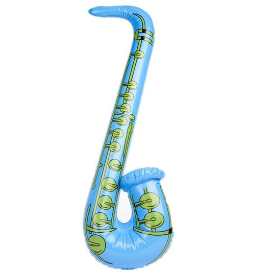 Blue Inflatable Saxophone