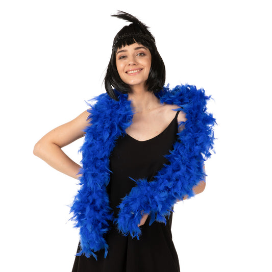 Royal Blue Luxury Feather Boa