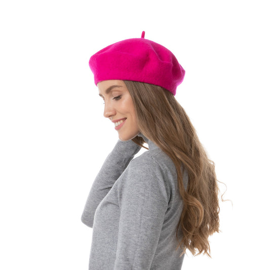 Pink French Beret Hat