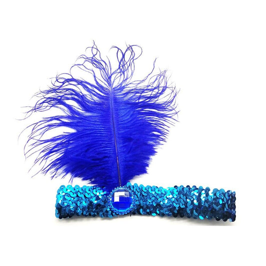 Royal Blue Flapper Headband