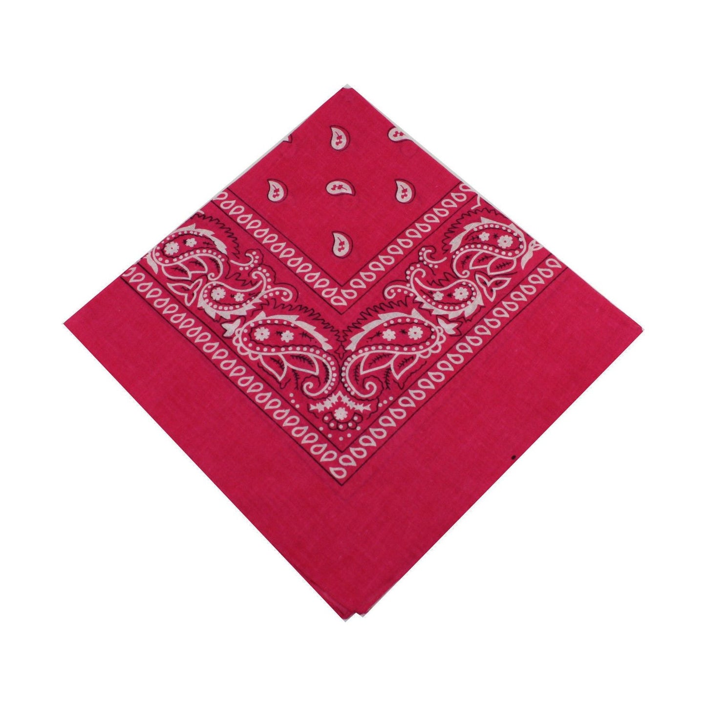 Fuchsia Pink Paisley Bandana