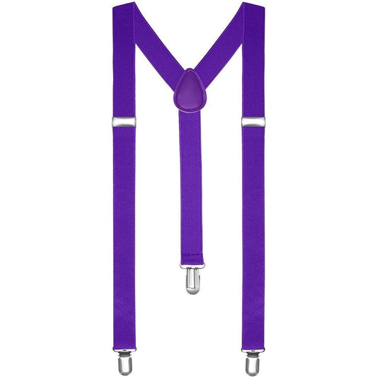Purple Suspender Braces
