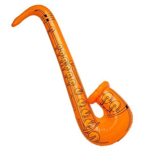 Orange Inflatable Saxophone
