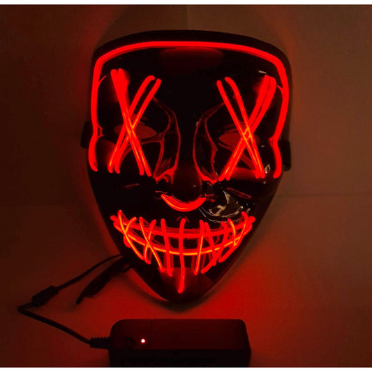 Red LED Purge Stitches Mask