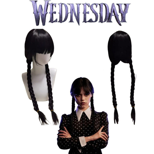 Wednesday The Adam Family Wig Adults