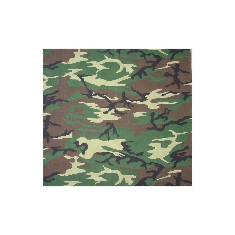 Camo Green Paisley Bandana