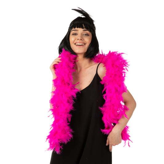 Hot Pink Luxury Feather Boa
