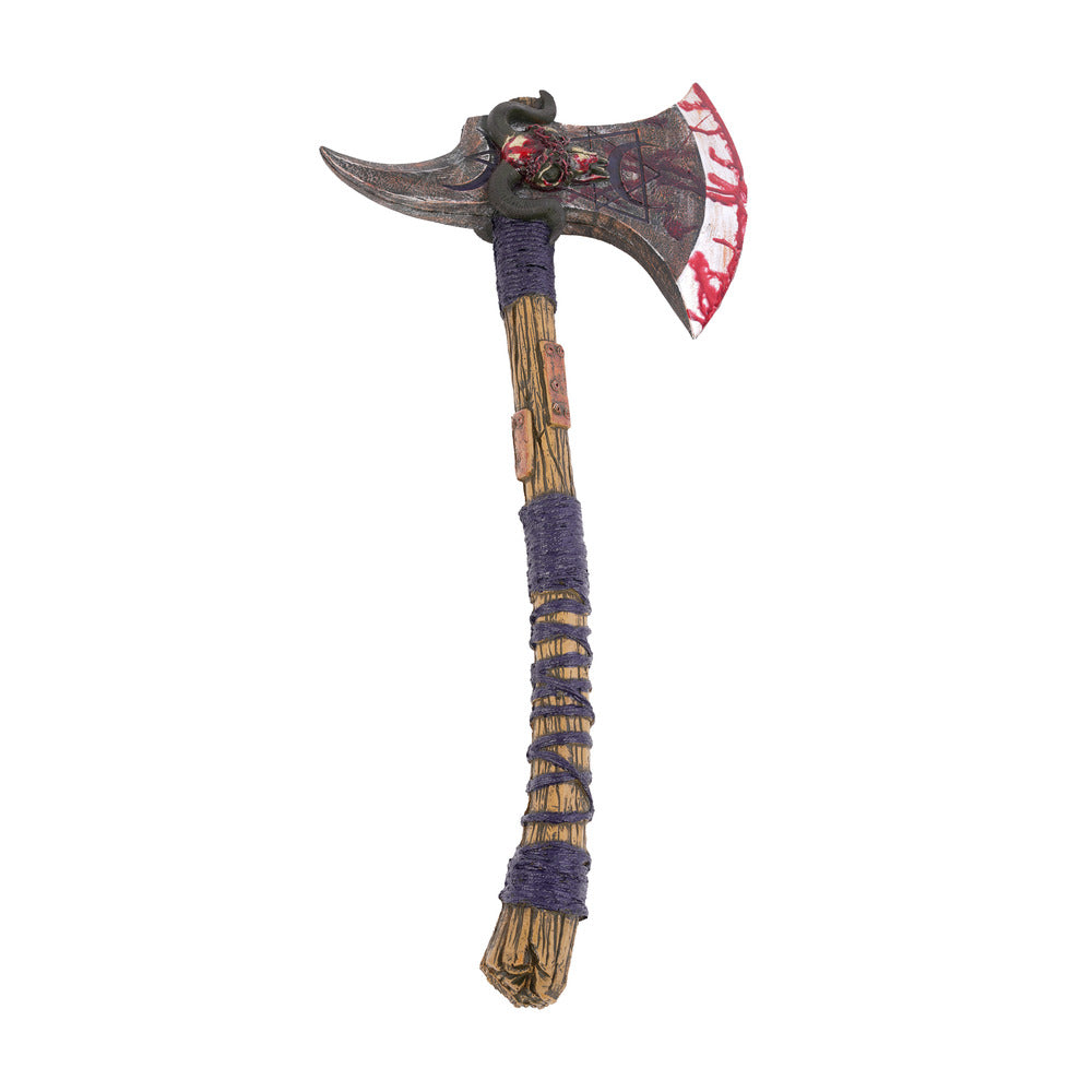 Bloody Killer Viking Axe Realistic Hard Foam
