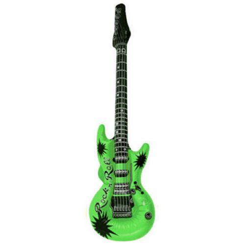 Neon Green Inflatable Guitar