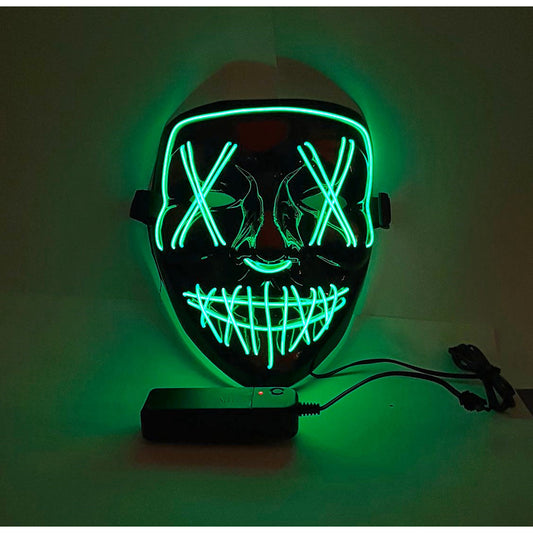 Green LED Purge Stitches Mask