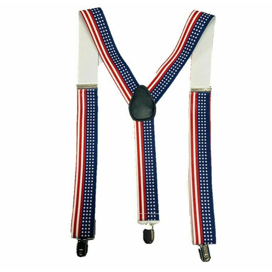 American Flag Suspender Braces