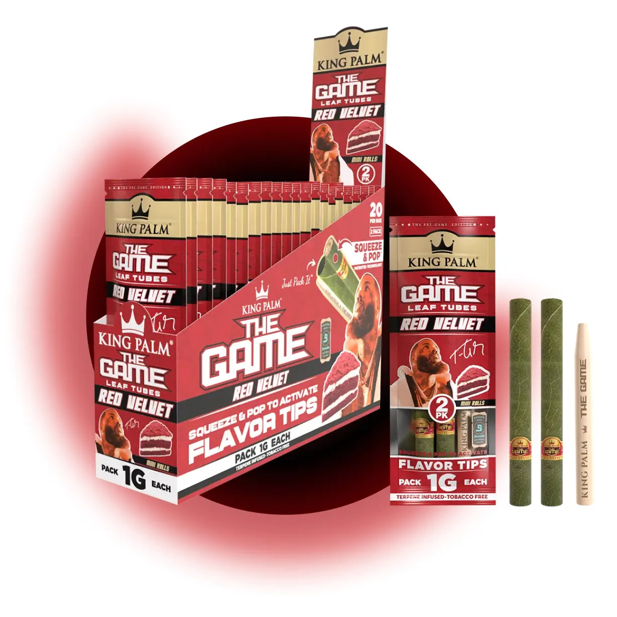 King Palm Red Velvet 2 Blunts