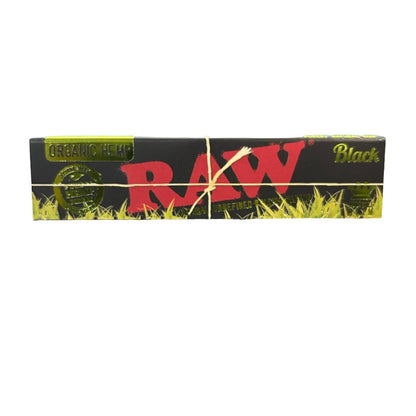 Raw Black Organic Hemp Unrefined Kingsize Slim Rolling Papers