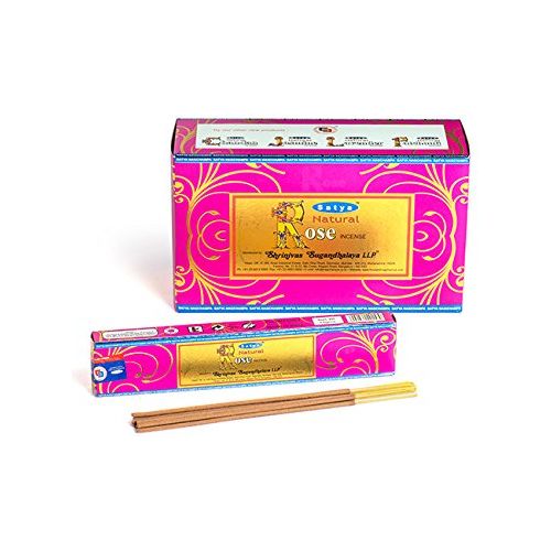 Satya Natural Rose Incense Sticks