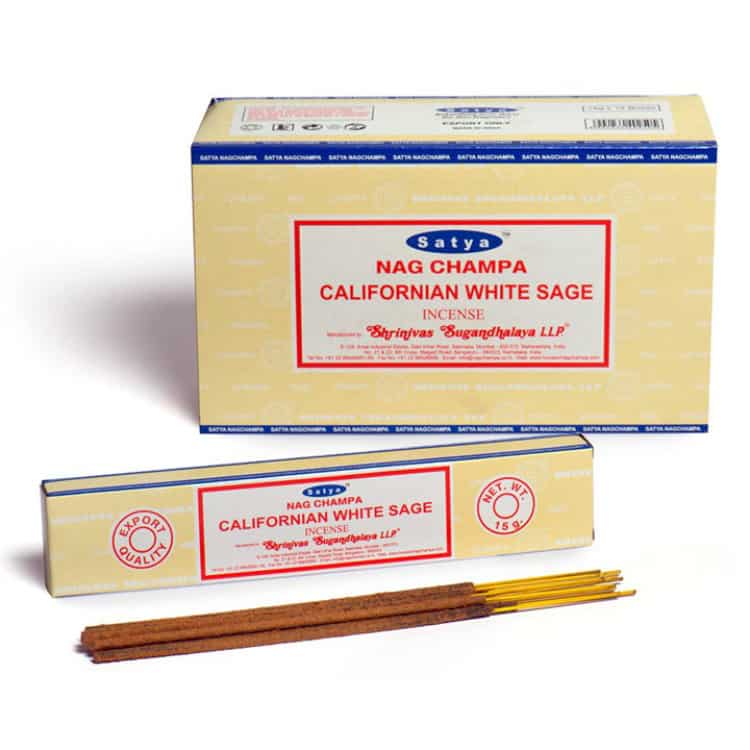 Satya Californian White Sage Incense Sticks