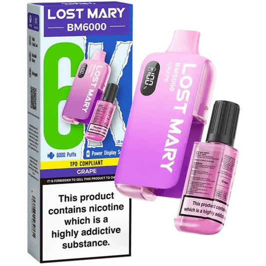 Lost Mary Bm6000 Grape 20mg