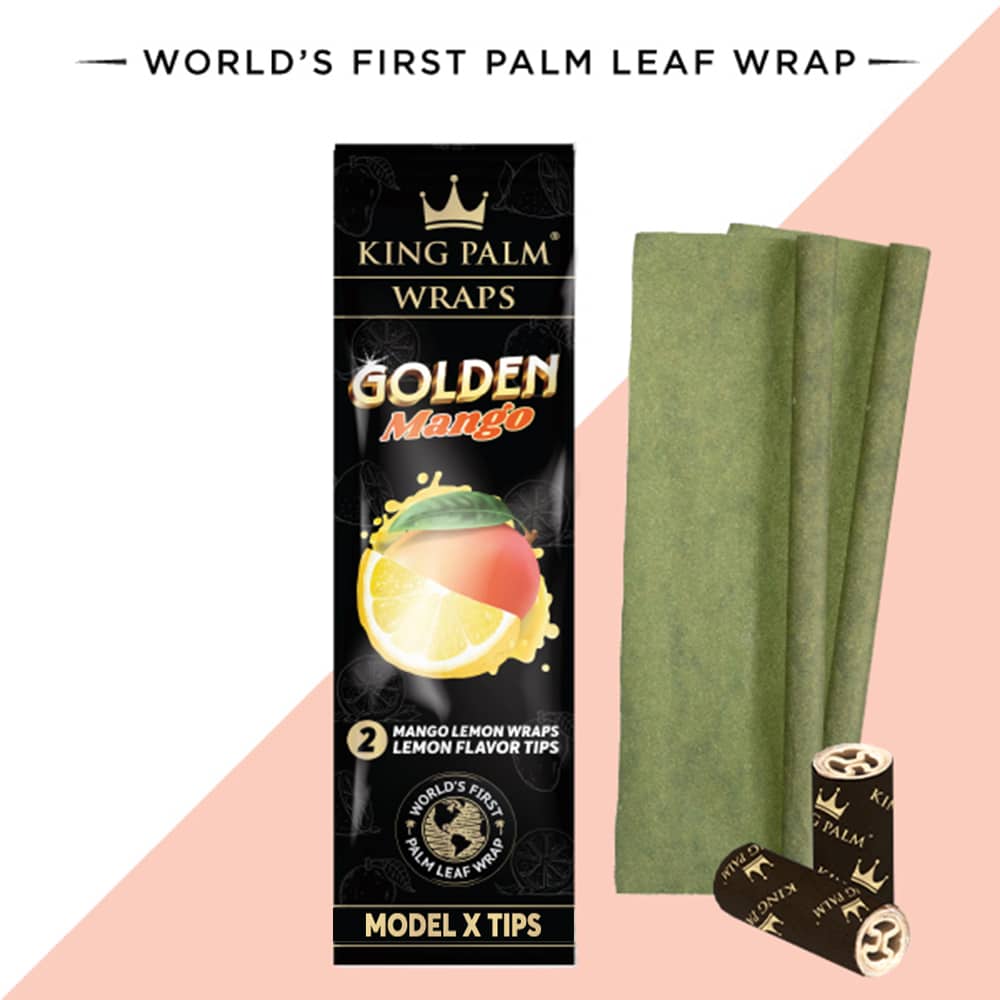 King Palm Golden Mango Hemp Wraps & Lemon Tips