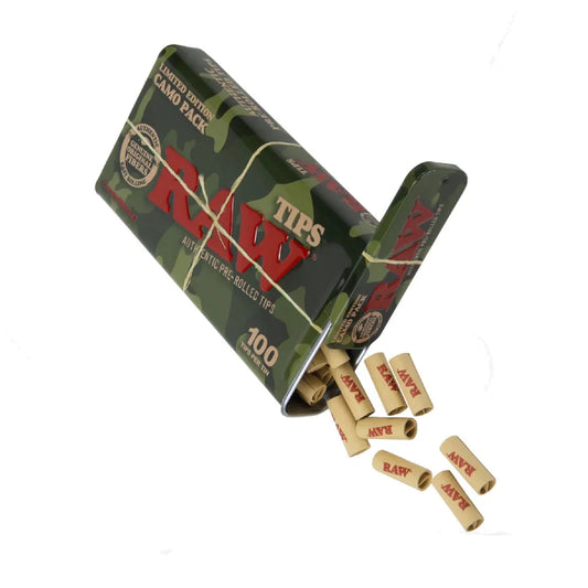 Raw Limited Edition Camo Pack 100 Tips