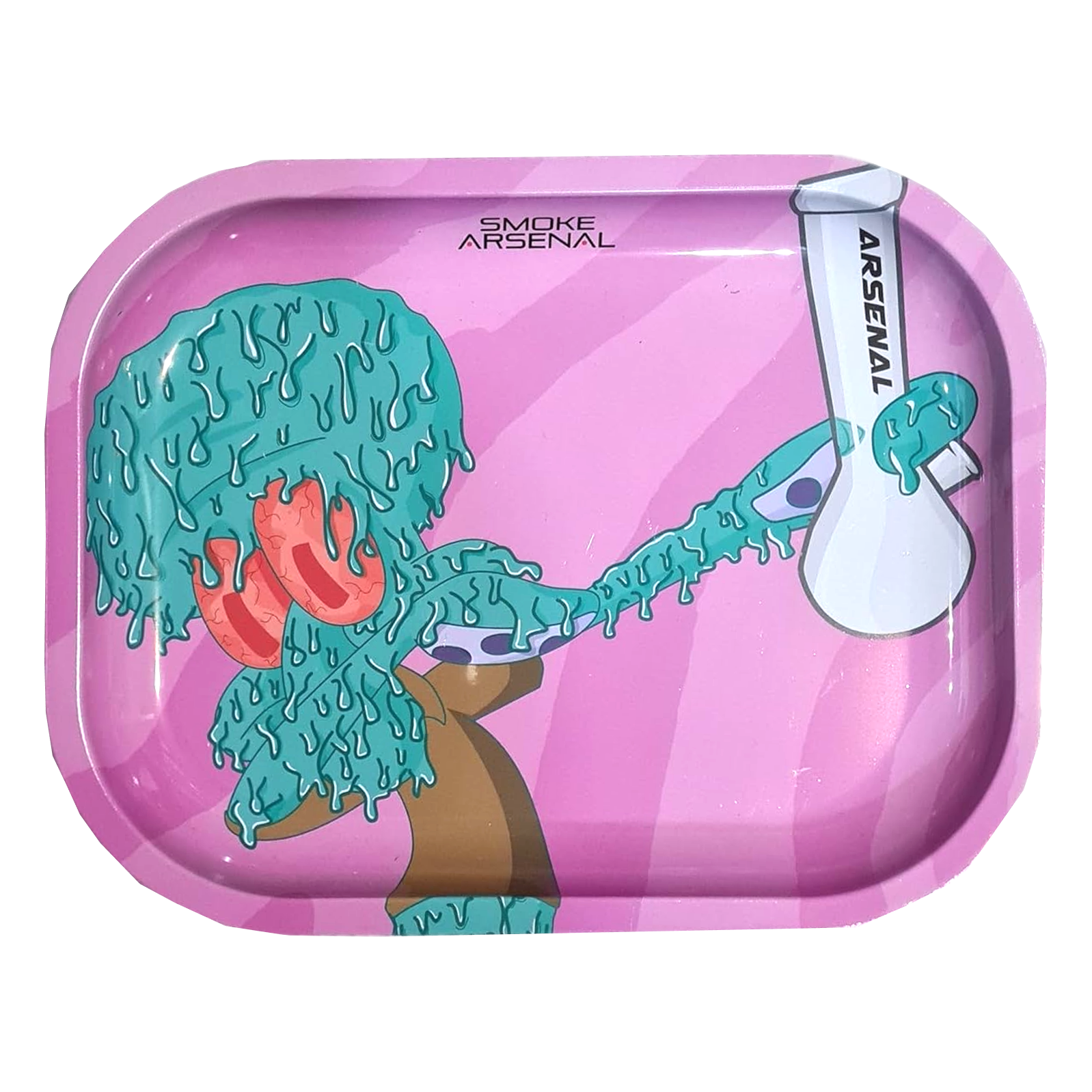 Squidward Pink Metal Rolling Tray – Headway Gift & Vape