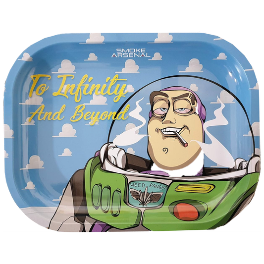 Buzz Lightyear "To Infinity And Beyond" Metal Rolling Tray