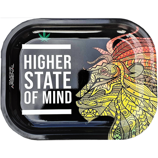 Lion "Higher State Of Minds" Metal Rolling Tray