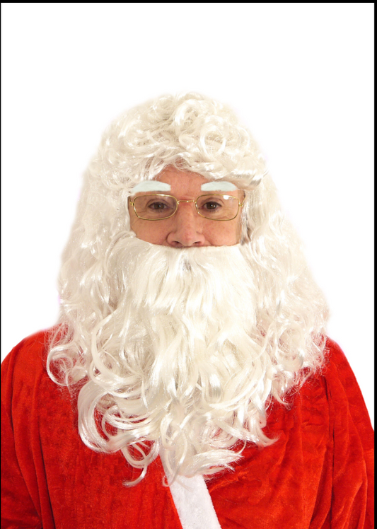 Henbrnadt Santa Wig with Beard and Eyebrows (190g)