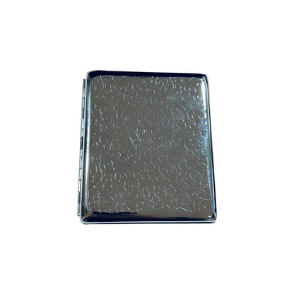 Floral Swirls Metal-Plated Cigarette Case & Stash Box