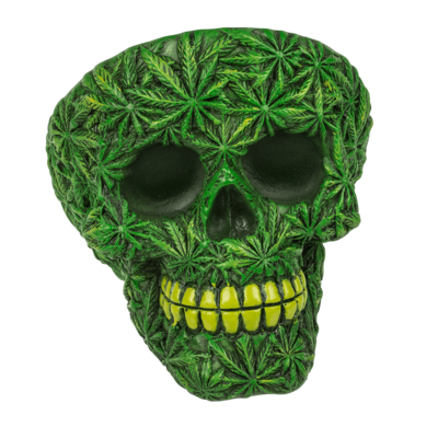 Cannabis Skull Ashtray