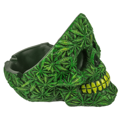 Cannabis Skull Ashtray