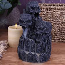 Nemesis Now Skull Backflow Incense Tower 17.5cm