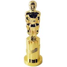 Smiffys Plastic Statue, Gold
