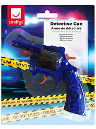 Smiffys Cops N Robbers Detective Gun Blue