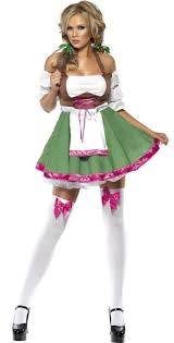 Smiffy Fever Flirty Frauline Adult Costume 8-10 Small