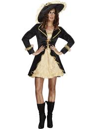 Smiffy Fever  Swashbuckler Black Adult Costume 8-10 Small