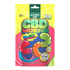 Aztec CBD 30 Gummies Worms 900mg