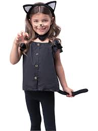 Smiffys Cat Kit, Child, Black