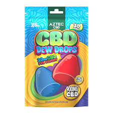 Aztec CBD 30 Gummies Dew Drops 900mg