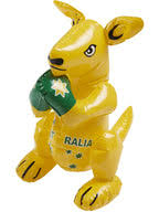 Smiffys Inflatable Kangaroo, Yellow